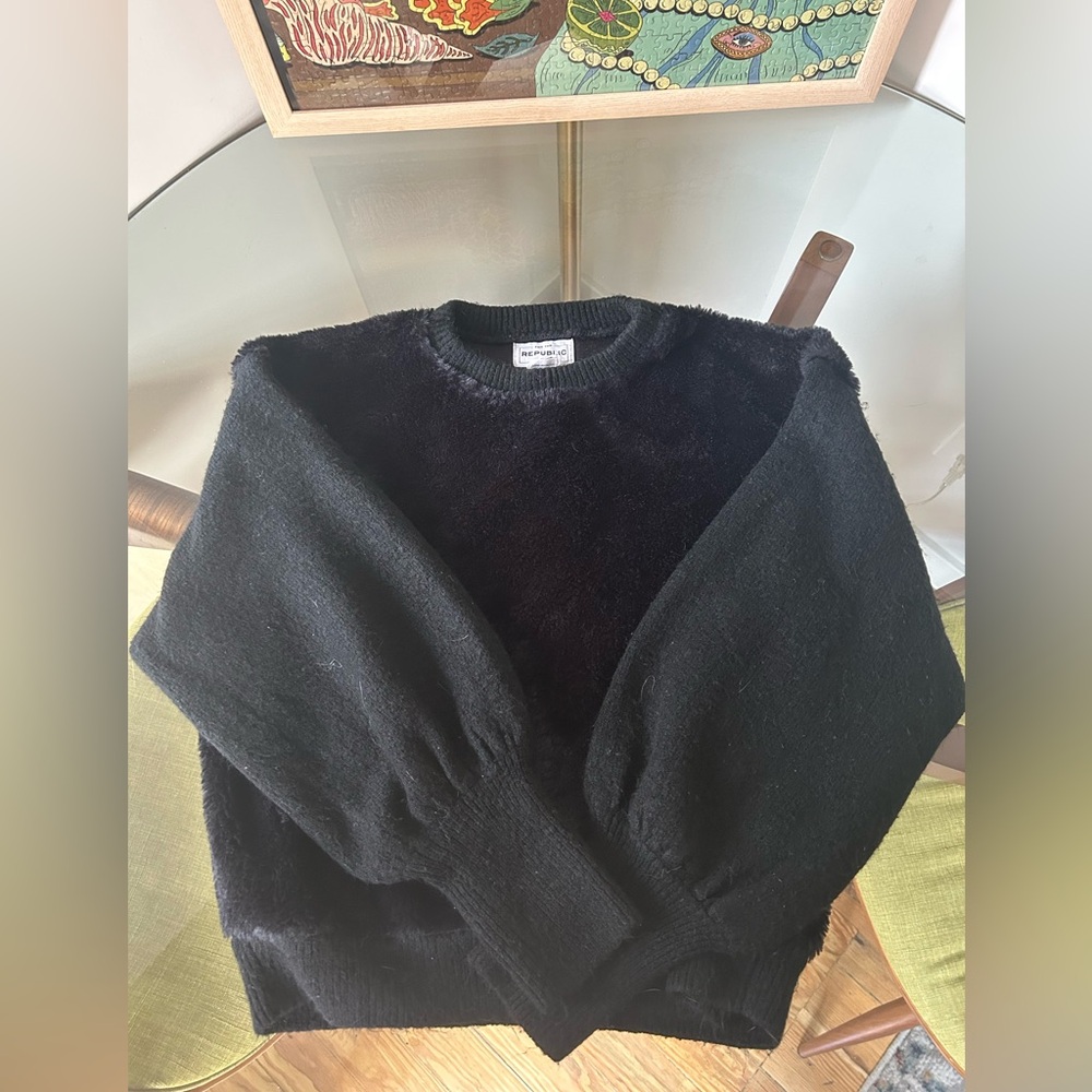 For The Republic Black Knit Sweater